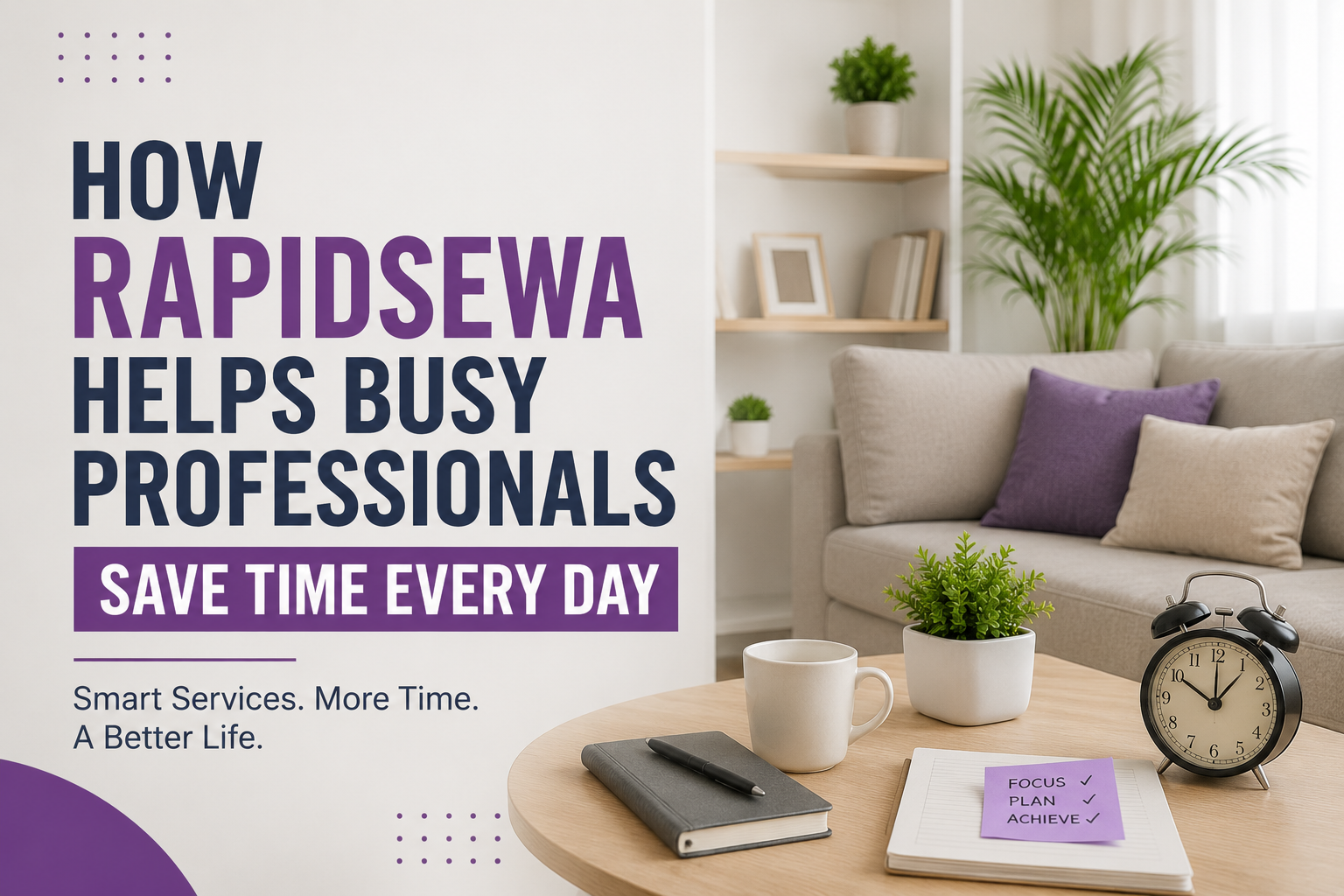 How RapidSewa Helps Busy Professionals Save Time Every Day